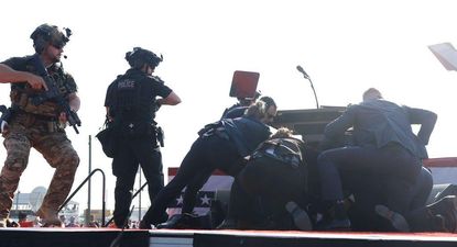 El Servicio Secreto estaba a cargo de la seguridad del expresidente.