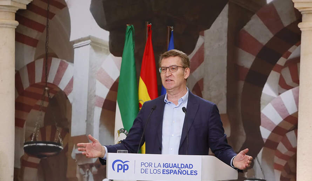 Alberto Núñez Feijóo, en la Catedral de Córdoba.