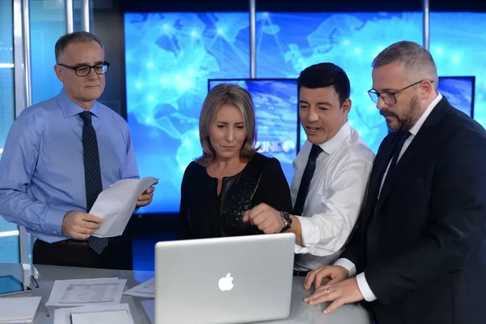 Emiliano Cotelo, Claudia García, Aldo Silva y Martín Sarthou