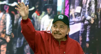 El presidente nicaragüense y exguerrillero sandinista, Daniel Ortega.