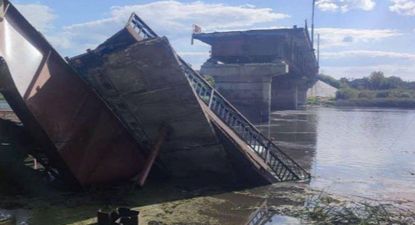 Las tropas ucranianas volaron el puente cerca de la ciudad de Glushkovo.