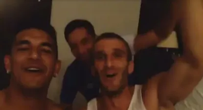 Polenta, Alonso y Porras le cantaron al Chino