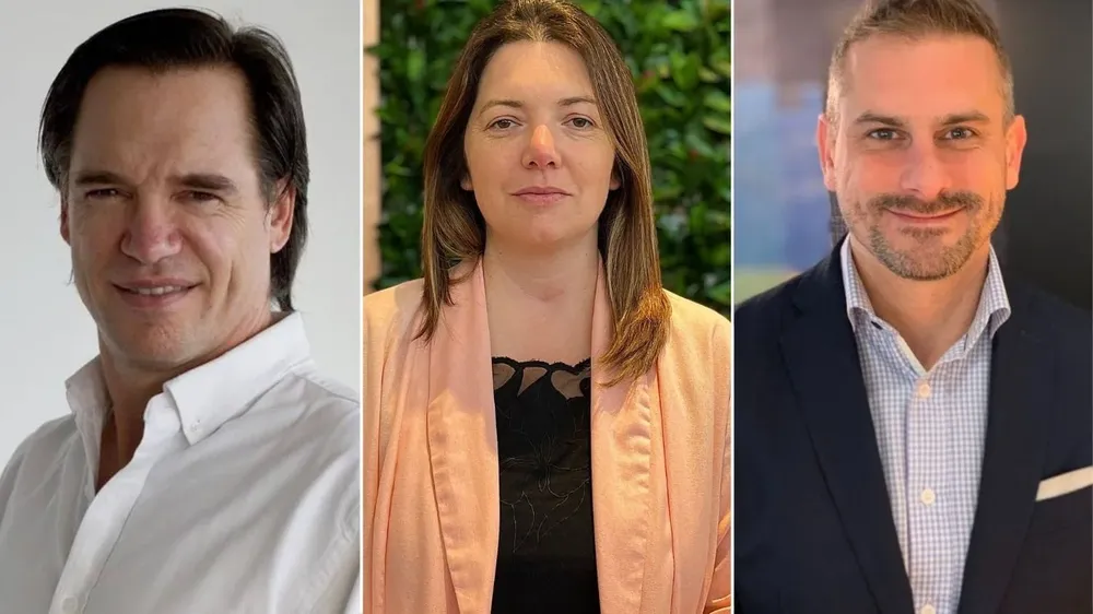 Ignacio Laura de Grupo Ta-Ta, Paola Fernández de Grupo One y Sebastián Orosa de Hilton