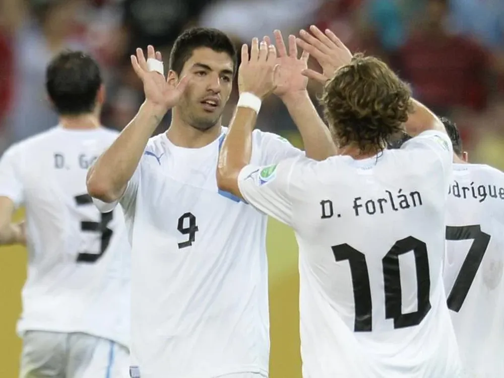 Luis Suárez y Diego Forlán