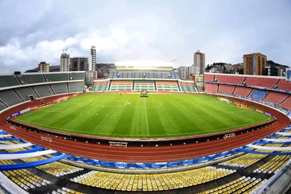 El Estadio Hernando Siles de La Paz, Bolivia