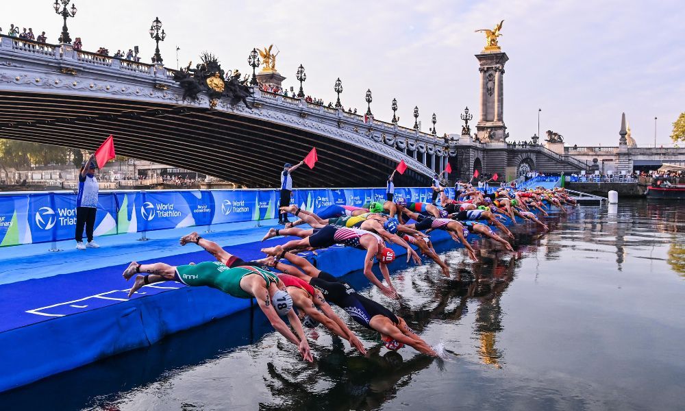 Los atletas de triatlón no pudieron entrenar en el Río Sena por contaminación en los Juegos Olímpicos París 2024