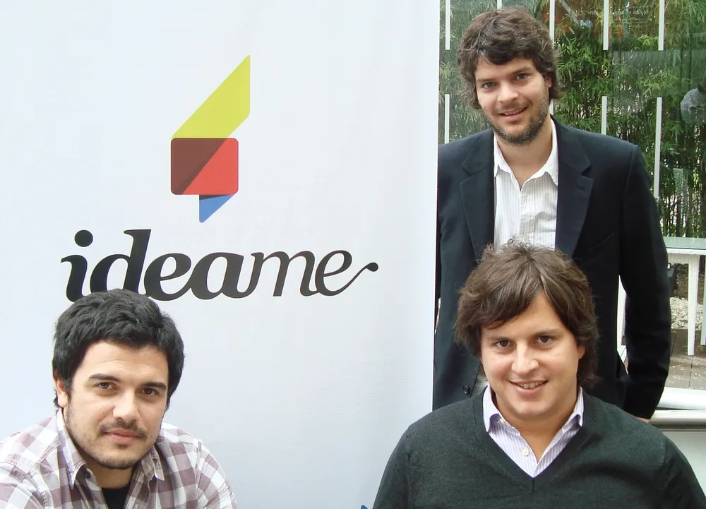 Los fundadores Eduardo Costantini (hijo), Sebastián Uchitel y Mariano Suárez Battán