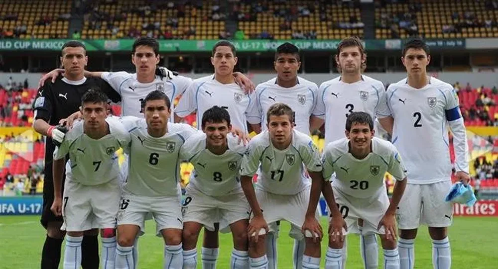El equipo uruguayo Sub 17