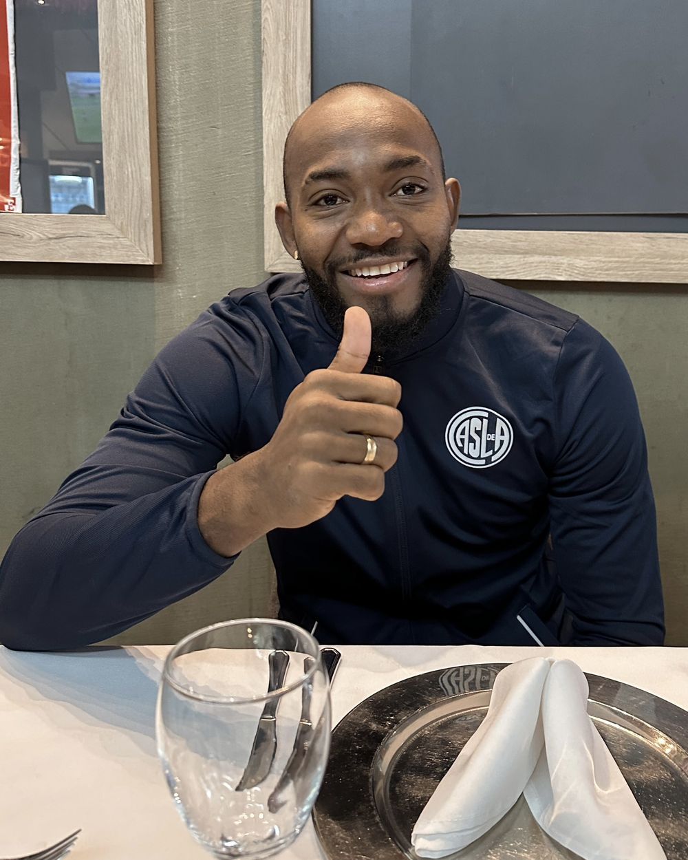 Diego Herazo en San Lorenzo