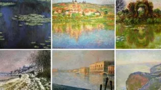 Una composición de cuatro lienzos de Claude Monet que serán subastados por Sothebys