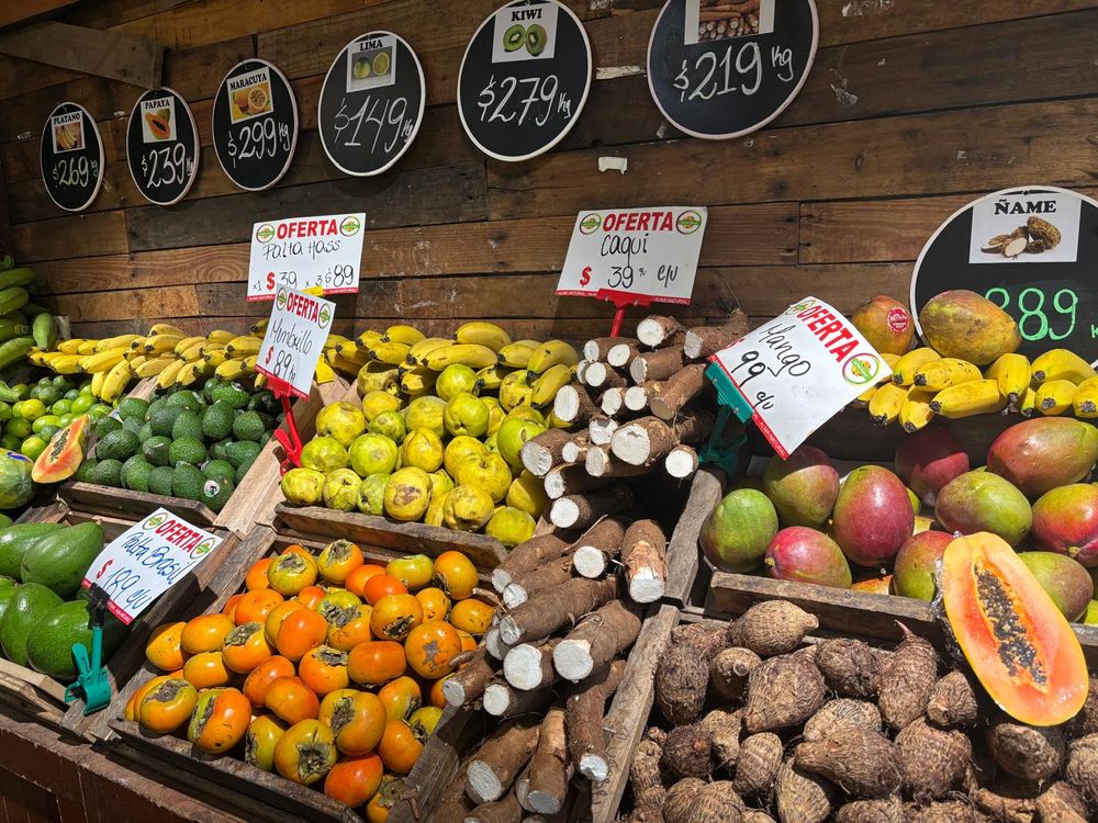 Lista Inteligente, con el caquí como producto destacado.