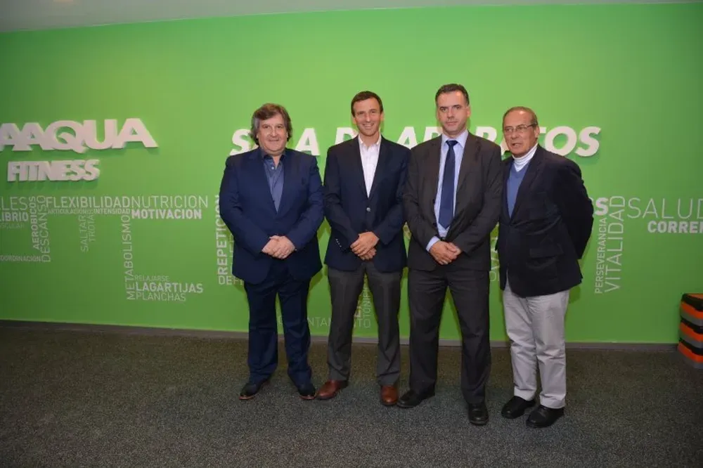 Heber Landert, Pablo Garbarino, Yamandú Orsi y Mario López