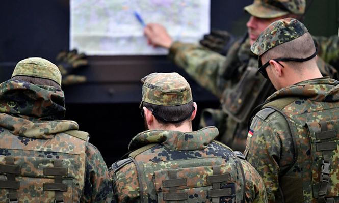 &nbsp;Miembros del Bundeswehr, el ejército alemán