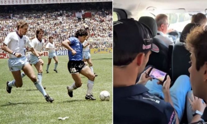 El golazo de Diego Maradona a Inglaterra en el Mundial de México de 1986, y lo que ocurrió con Franco Colapinto