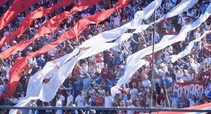 Los hinchas de Nacional en el Gran Parque Central