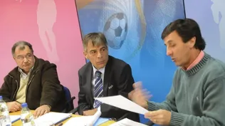 Primo Corvaro y Gustavo Bares en la AUF