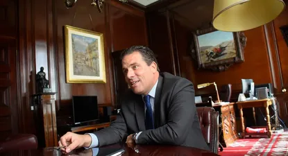 Presidente del BROU, Salvador Ferrer.