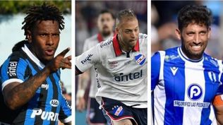 Abel Hernández de Liverpool, Nicolás López de Nacional y Jonathan Urretaviscaya de Juventud, los equipos candidatos al título del Torneo Apertura