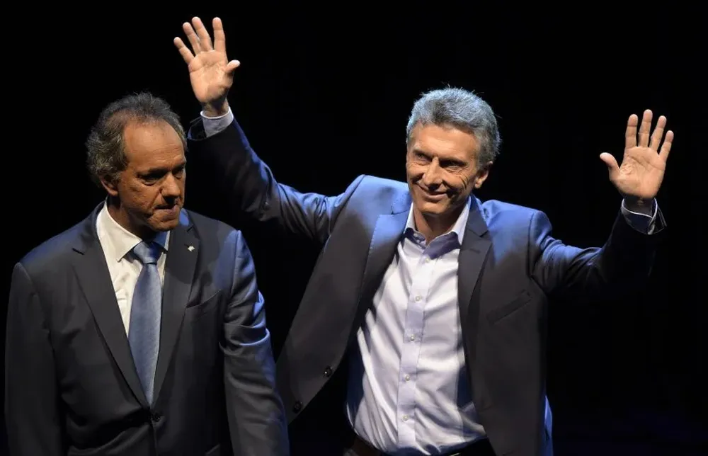 Daniel Scioli y Mauricio Macri