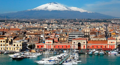 Volcán Etna, en Sicilia