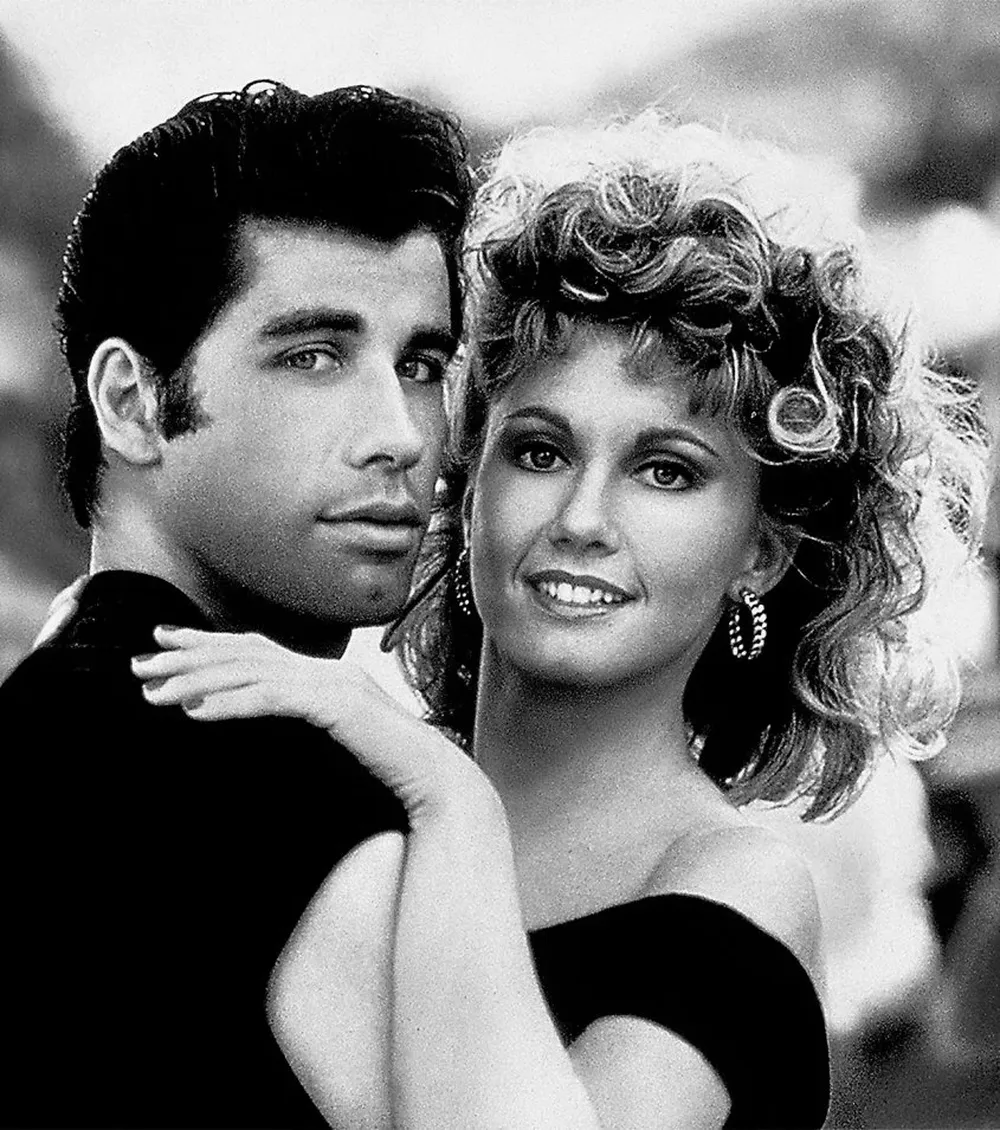 John Travolta y Olivia Newton-John protagonistas de Grease, el musical de 1978