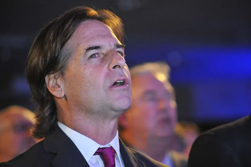 El presidente de la República, Luis Lacalle Pou