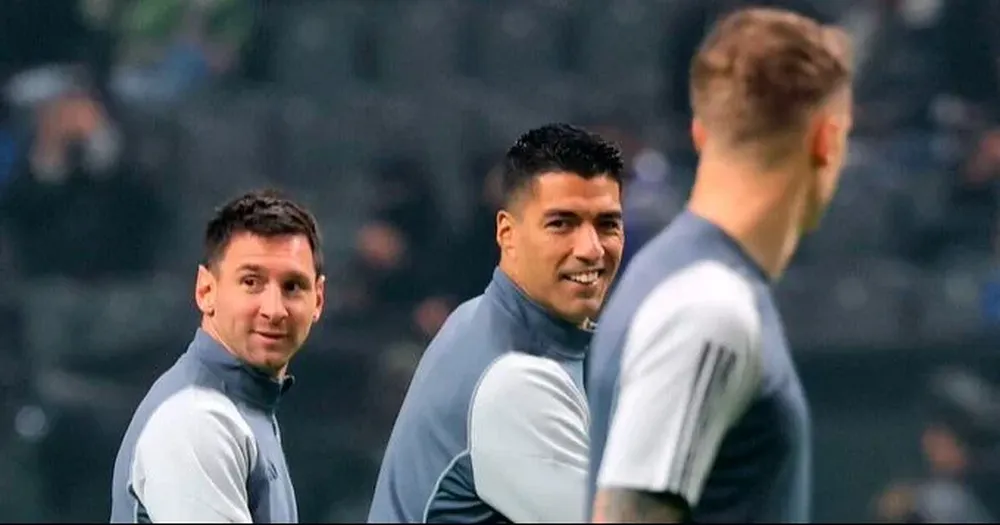 Lionel Messi y Luis Suárez