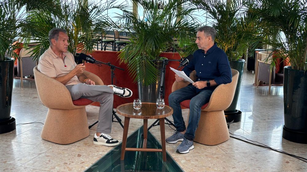 Daniel Hadad, junto a Luis Majul.