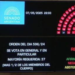 El Senado rechazó por un voto la Ley de Ficha Limpia: tensiones, acusaciones cruzadas y una votación que expuso fracturas profundas