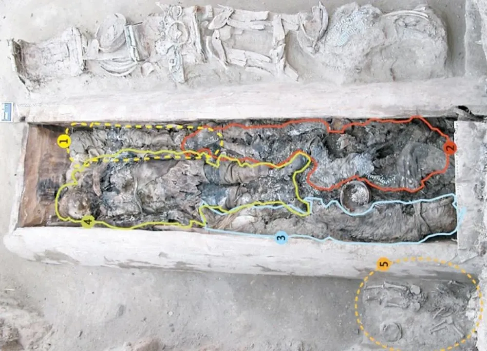Tumba de Siberia en la que han aparecido restos del virus de la viruela