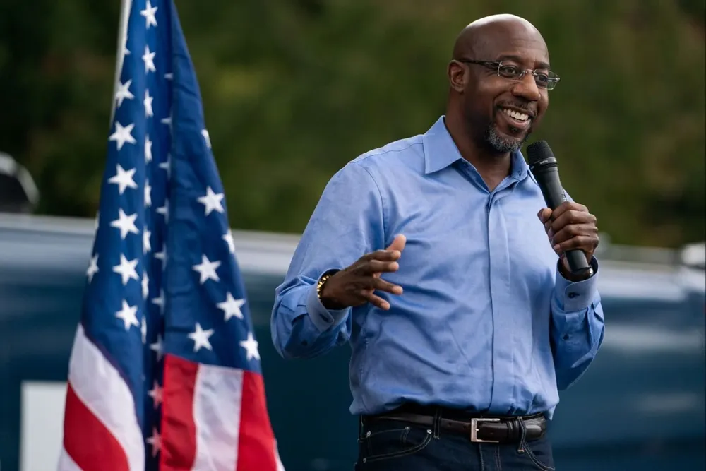 Raphael Warnock, senador demócrata de Georgia