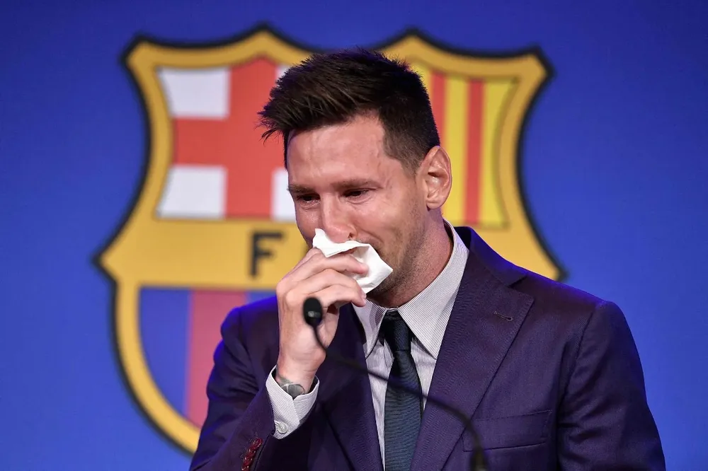 Messi recuerda su trágica salida del Barça.