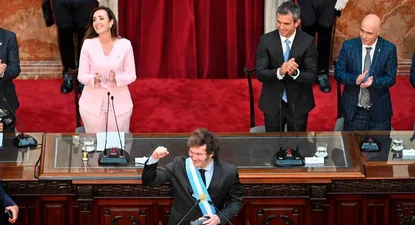 El presidente Javier Milei en la Asamblea Legislativa el pasado 1° de marzo, cuando convocó a un Pacto de Mayo