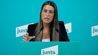 Miriam Nogueras, portavoz de Junts.
