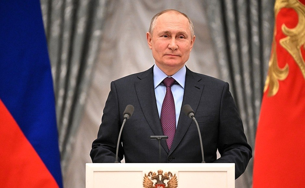 Vladímir Putin,  presidente de Rusia