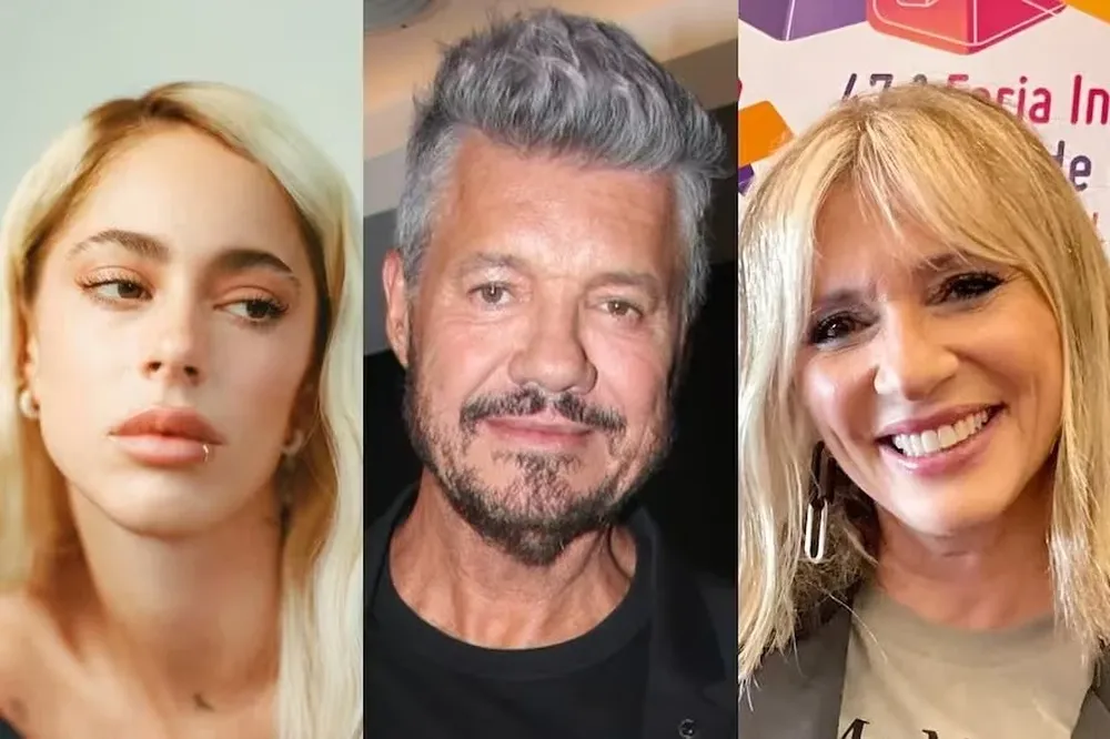 Tini Stoessel, Marcelo Tinelli y Marcela Citterio