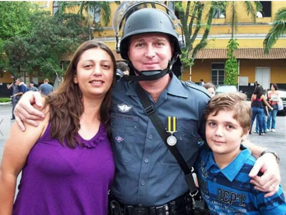 Marcelo y sus padres, años atrás