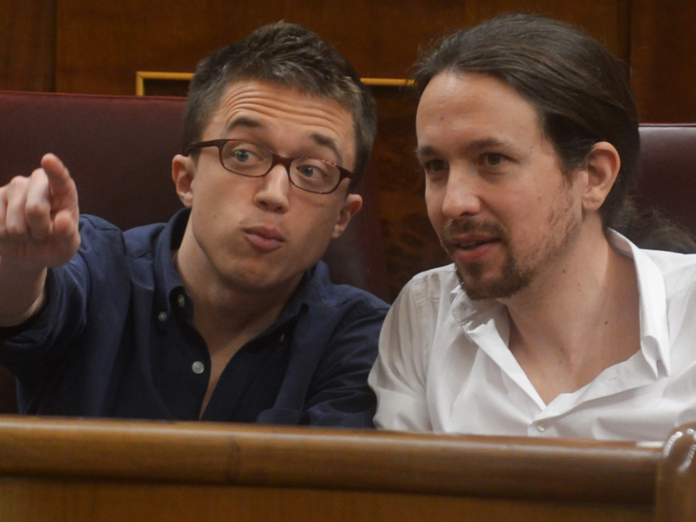 En otros tiempos, Íñigo Errejón y Pablo Iglesias.