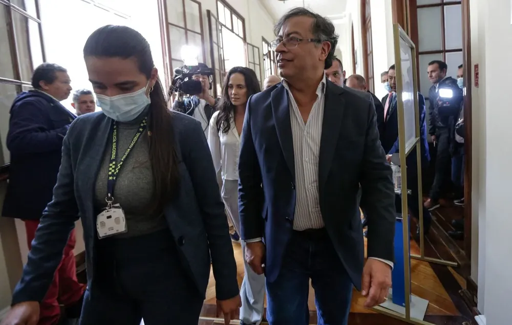 Gustavo Petro, candidato presidencial en Colombia