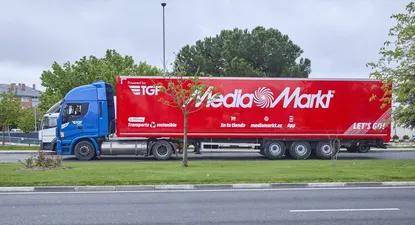 Transporte de Mediamarkt.