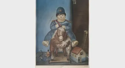 Pedrito, una obra del pintor Fernando Botero