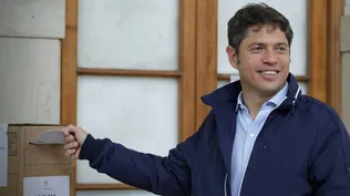 Votó Axel Kicillof