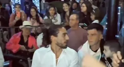 El Pelado Cáceres, Colo Ramírez y Fucile coincidieron en un desfile en Punta del Este