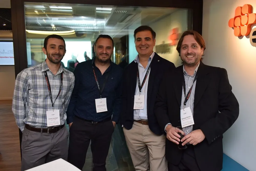 Gastón Aroztegui, Alberto Da Cunha, Federico Trujillo y Santiago Ferreiro