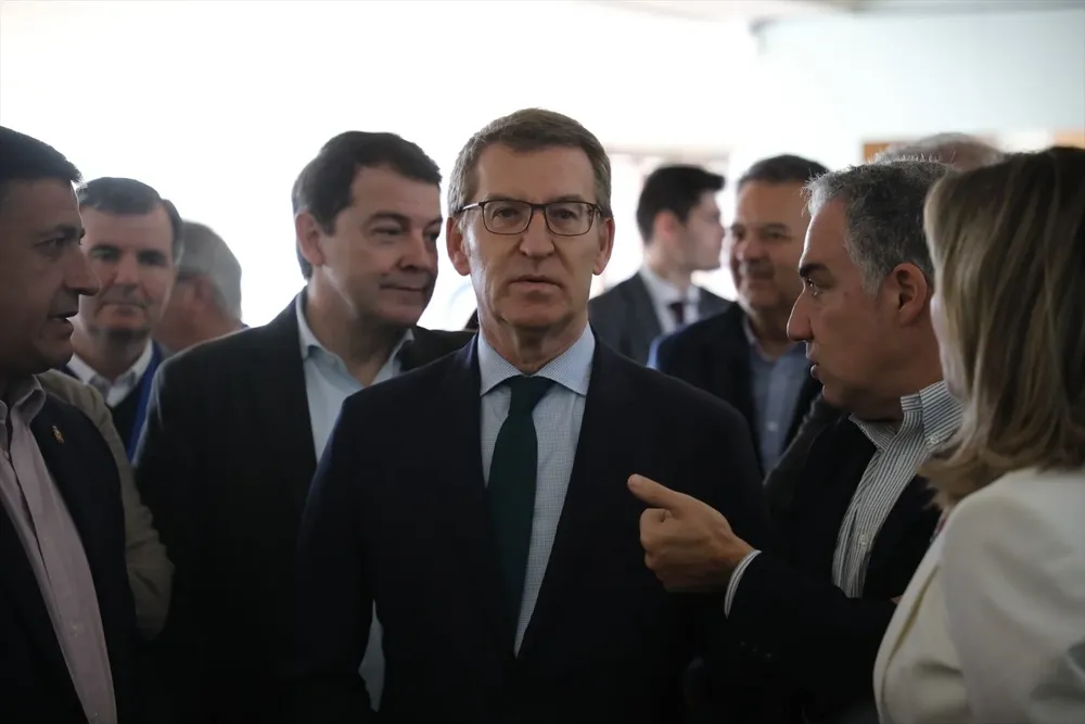 El presidente del Partido Popular, Alberto Núñez Feijóo.