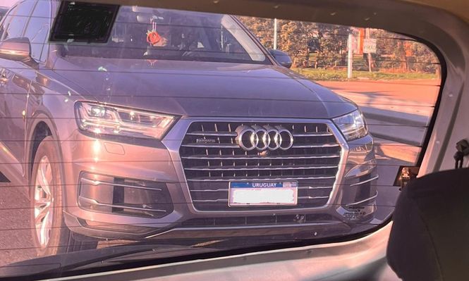 El auto de Luis Suárez