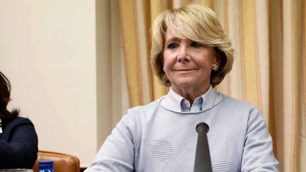 La expresidenta de la Comunidad de Madrid, Esperanza Aguirre.