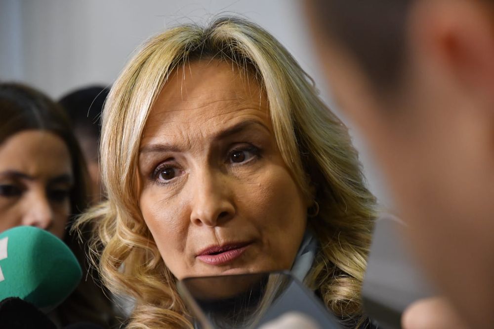 Laura Raffo después de reunirse con Álvaro Delgado tras las elecciones internas 2024