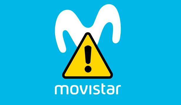 Masiva caída del servicio de Movistar en España.