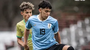 Joaquín Aguirre, de la selección uruguaya